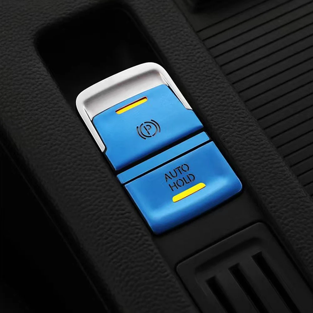 

Центральный ручной тормоз для VW Golf 7 7,5 MK7 AT 2015-2019, автомобильный удержание P, кнопка дверного замка, декоративная крышка переключателя, аксесс...