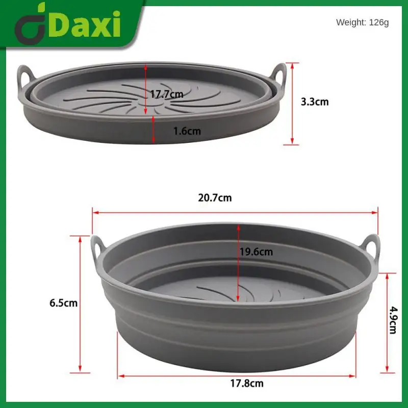 

Waterproof/oil Resistant/anti Stick Bakeware Pad Durable Reuse Air Fryer Silicone Pot Not Easily Deformed Under Tension Soft