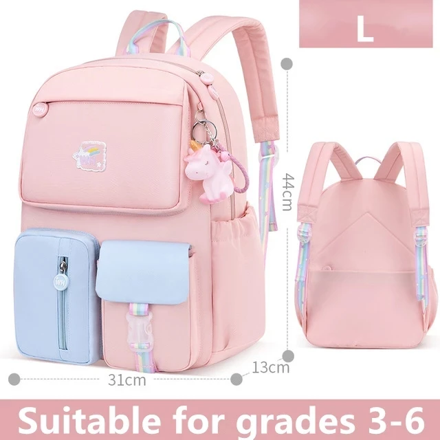 Shoulder Strap School Backpacks for Teenagers Girl Primary Child Backpack Kawaii Bag Kid School Anime Bags