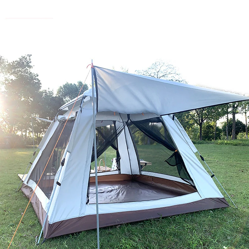 

Canopy Beach Tent Garden Camping Automatic Nature Hike Dome Tourist Family Tent Shelter Family Barraca Camping Naturehike