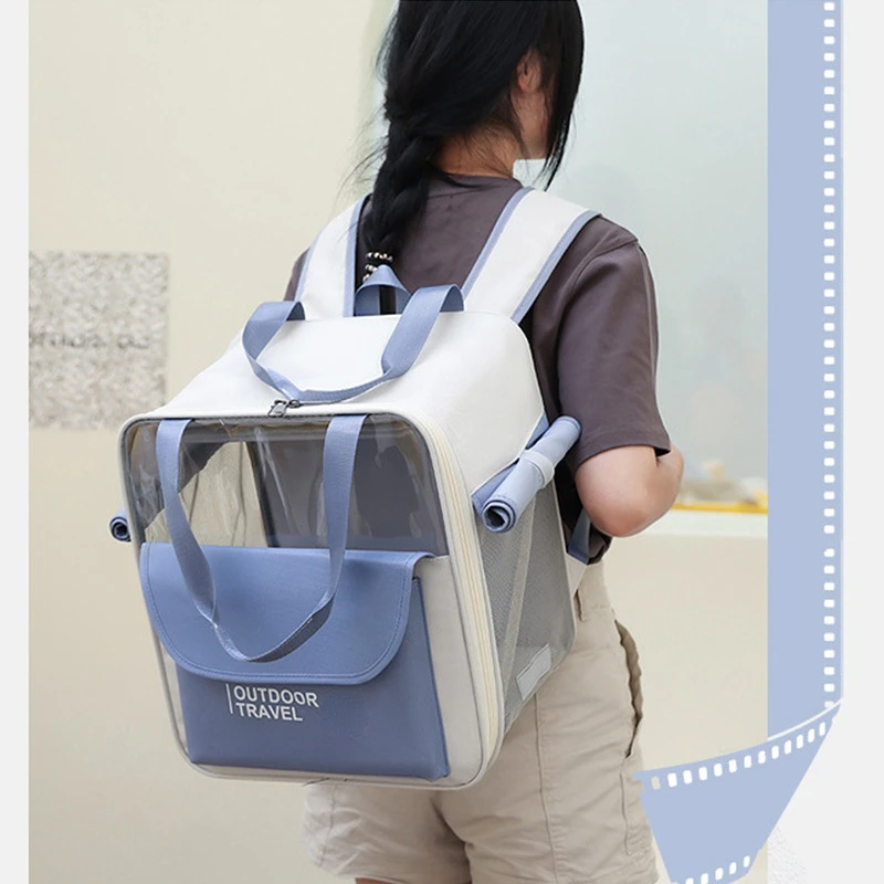

Pet Cat Carrier Bag Breathable Portable Cat Backpack Outdoor Travel Tote Handbag Pet Supplies For Cats Small Dogs Carrying