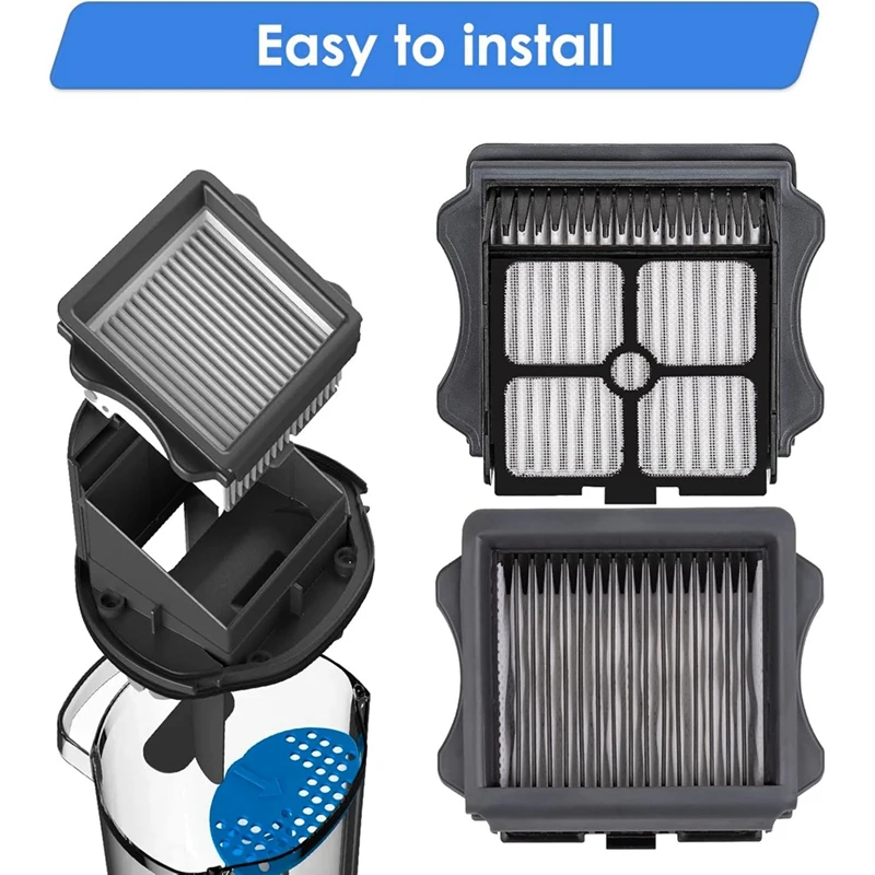 Replacement HEPA Filter For Tineco Ifloor 3/ Floor One S3/ S5/ S5 Pro 2 Vacuum Cleaner Filters