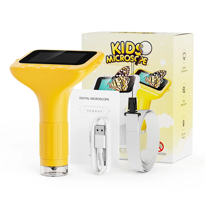 

Детский цифровой микроскоп INSKAM 3.0 дюйма 500X-1500X