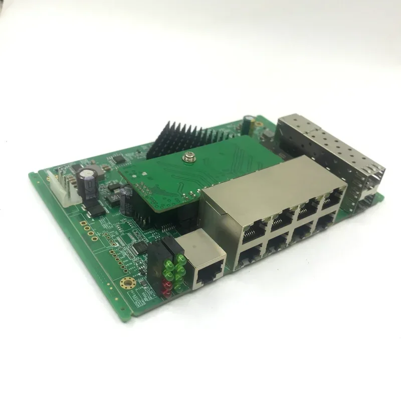 IP-управление 8-портовый модуль коммутатора Ethernet 10/100/1000 Мбит/с управляемый с 2