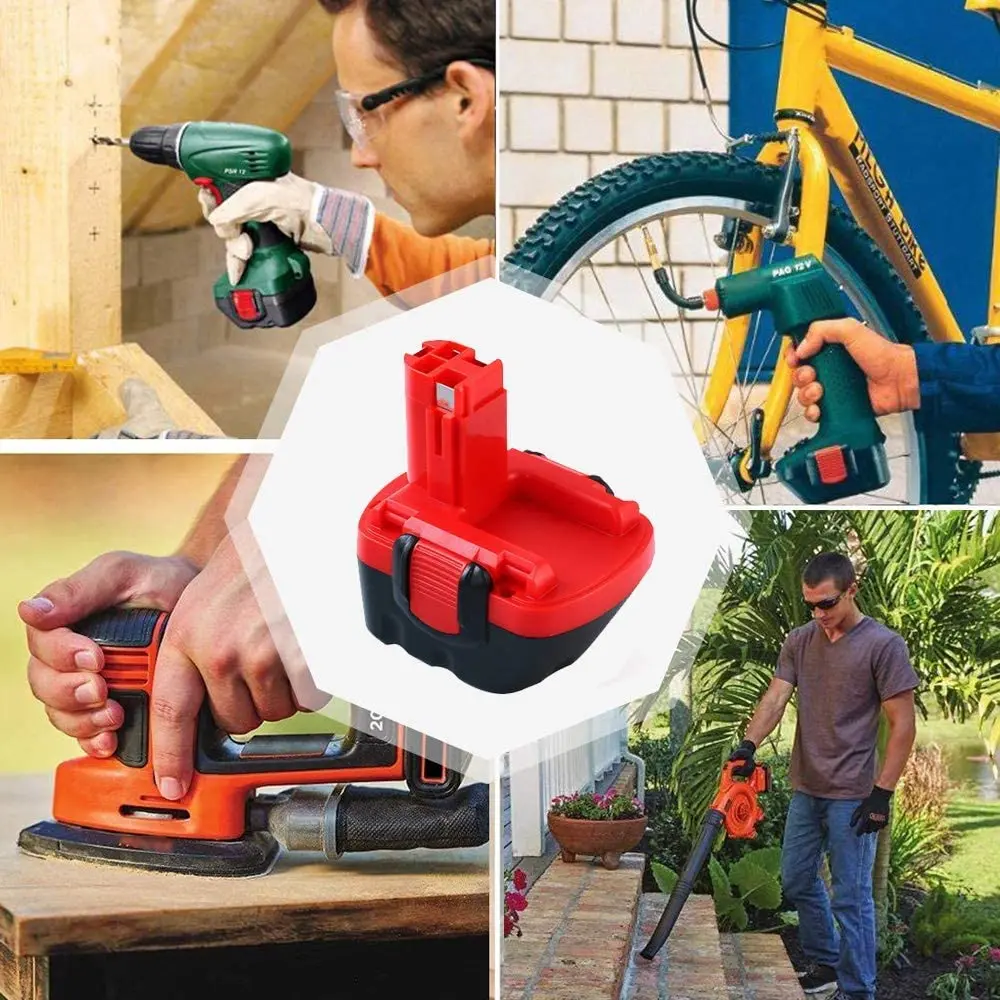 Перезаряжаемая батарея BAT043 BAT045 3000 мАч Ni-MH 12 В для электроинструментов Bosch BAT120 BAT139