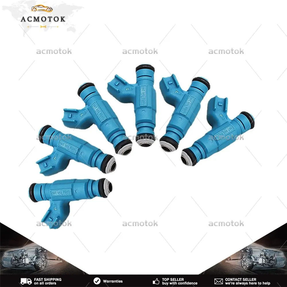 

6pieces/set 0280156250 For 2004 Ford Ranger 4.0L High Quality Fuel Injectors