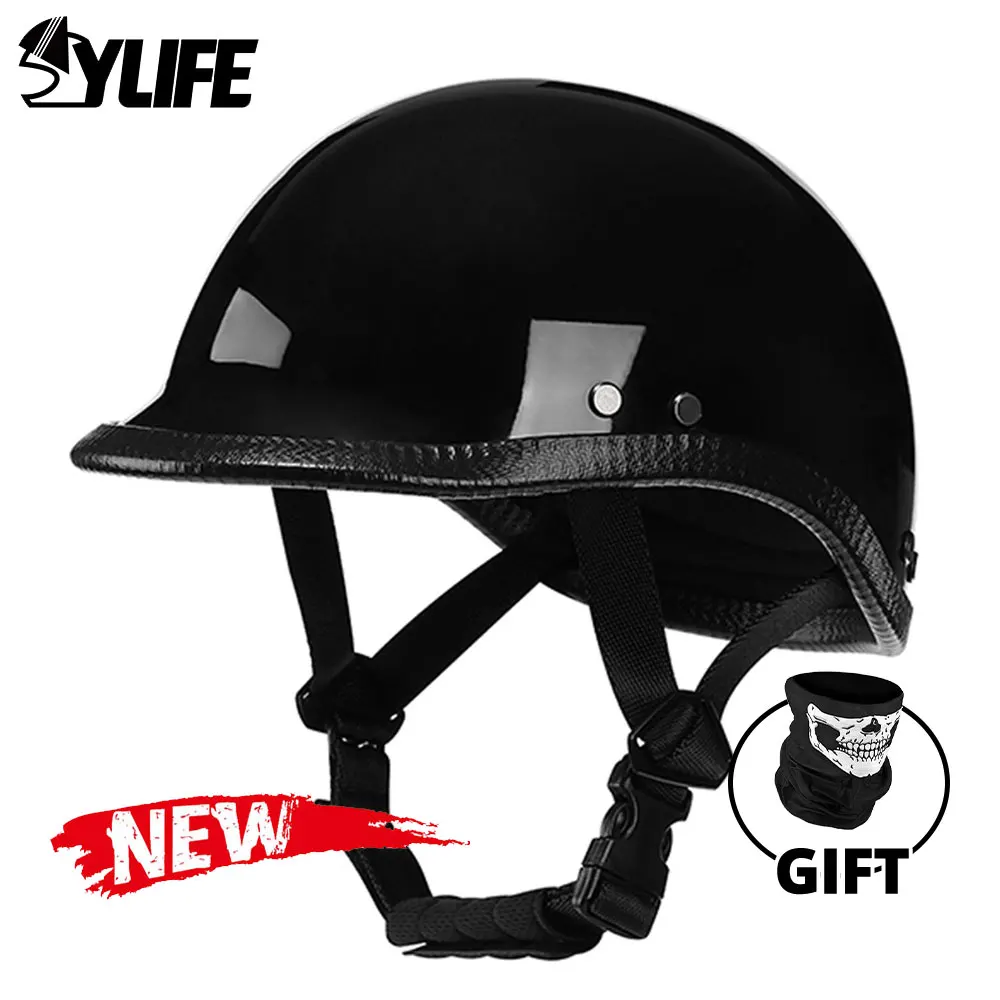 

Мотоциклетный шлем в стиле ретро, полушлем в горошек, аксессуары для мотоцикла, всесезонный