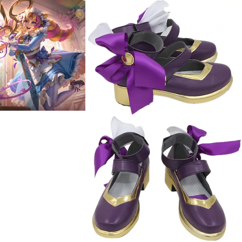 

Game LOL Cafe Cuties Gwen Cosplay Shoes for Game Party Costume Prop Accessories Halloween Carnival Fancy Party shoes