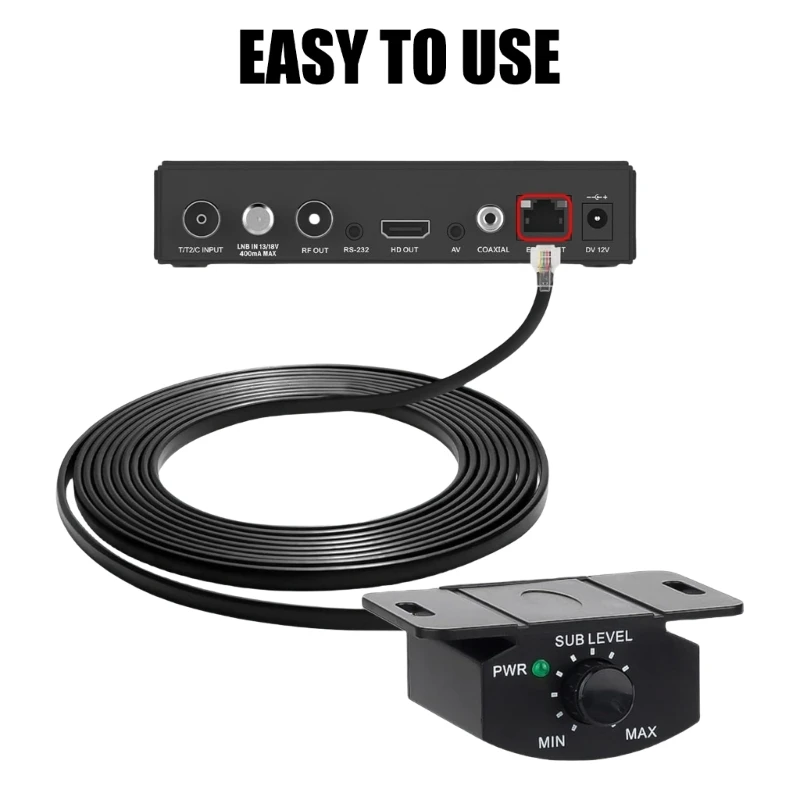 Набор ручек управления громкостью автомобильного усилителя для улучшения басов