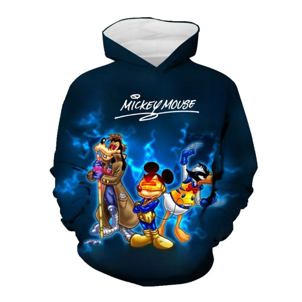 

Disney Mickey Mouse Cartoon 3D Printed Hoodie for Men Men's Fashion Funny Harajuku Sweatshirt