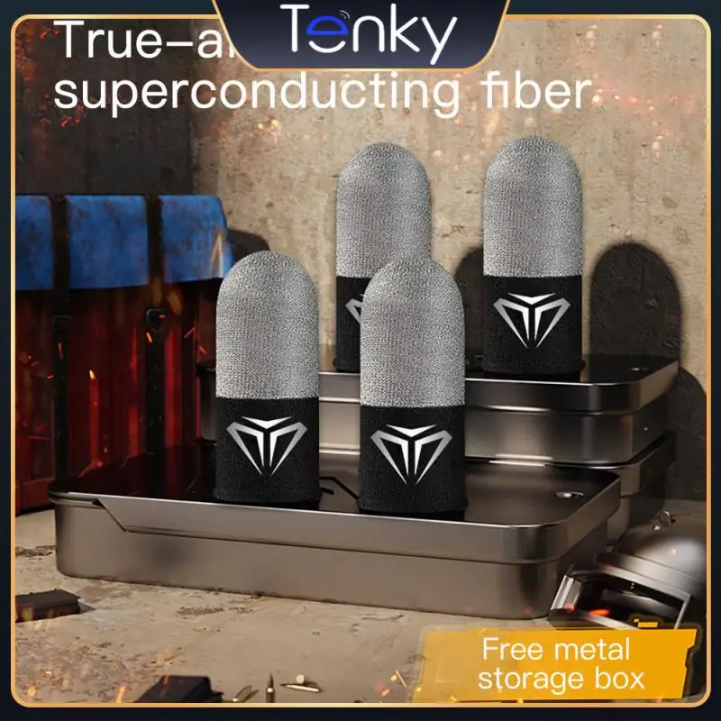 

Touch Screen Gaming Fingertip Ultra-thin Game Controller Mobile Games Finger Thumb Sleeve Gloves Sweatproof For Gamer Sensitive