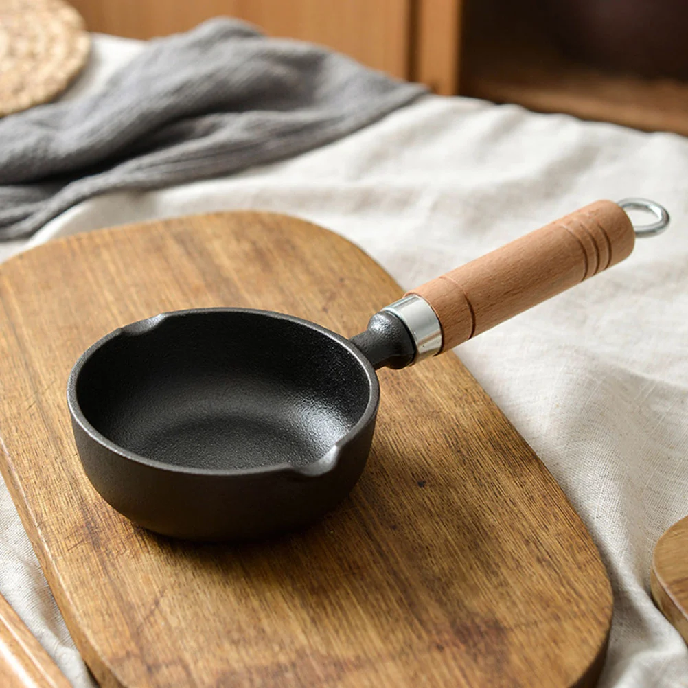 

Small Cooking Pot Metal Milk Pot Iron Oil Pot Small Sauce Pot Melting Pot Kitchen Gadget