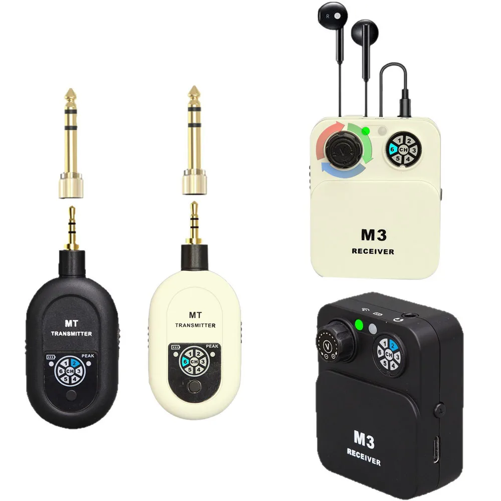 Фото Беспроводная система мониторинга с эффектом эха для сцены, 2.4G FM-диапазон, позволяющая певцам слушать эхо в реальном времени. №1