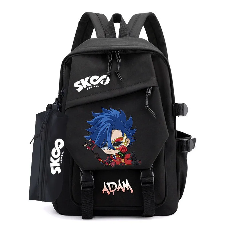 На скейте в бесконечность рюкзак 30 × 43 14 см синие и черные SK8 The Infinity школьные ранцы