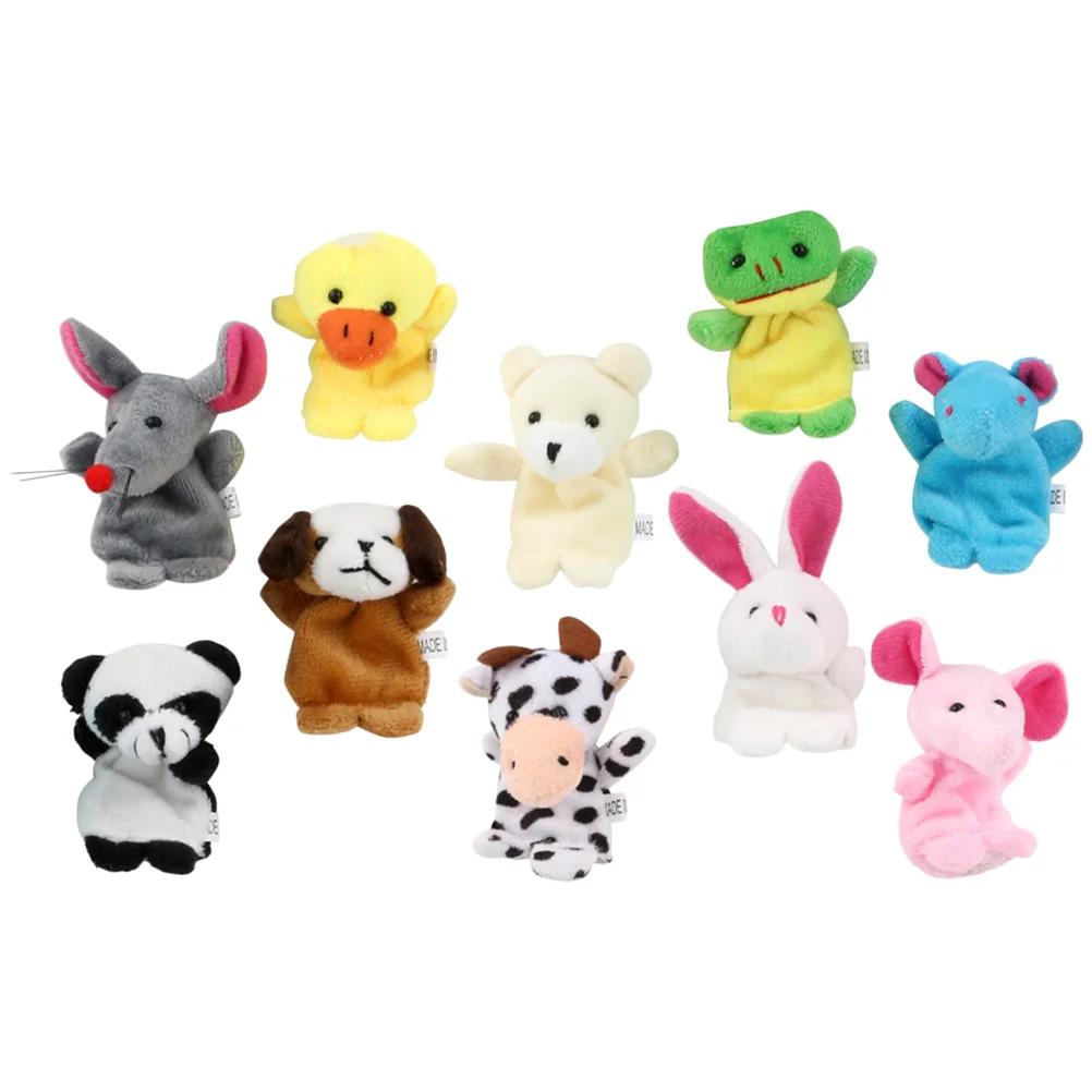 10 шт. игрушки с номером пальцев детские куклы кроликом и животными ручная история