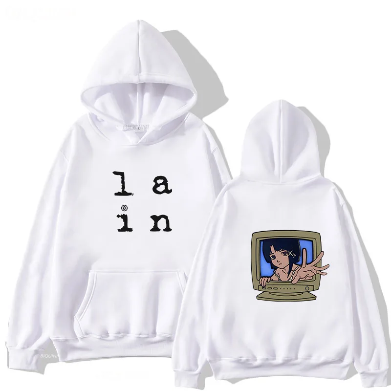 

Толстовка унисекс с рисунком серийных экспериментов, худи с рисунком научной фантастики для мужчин и женщин, Аниме Толстовка с забавным мул...