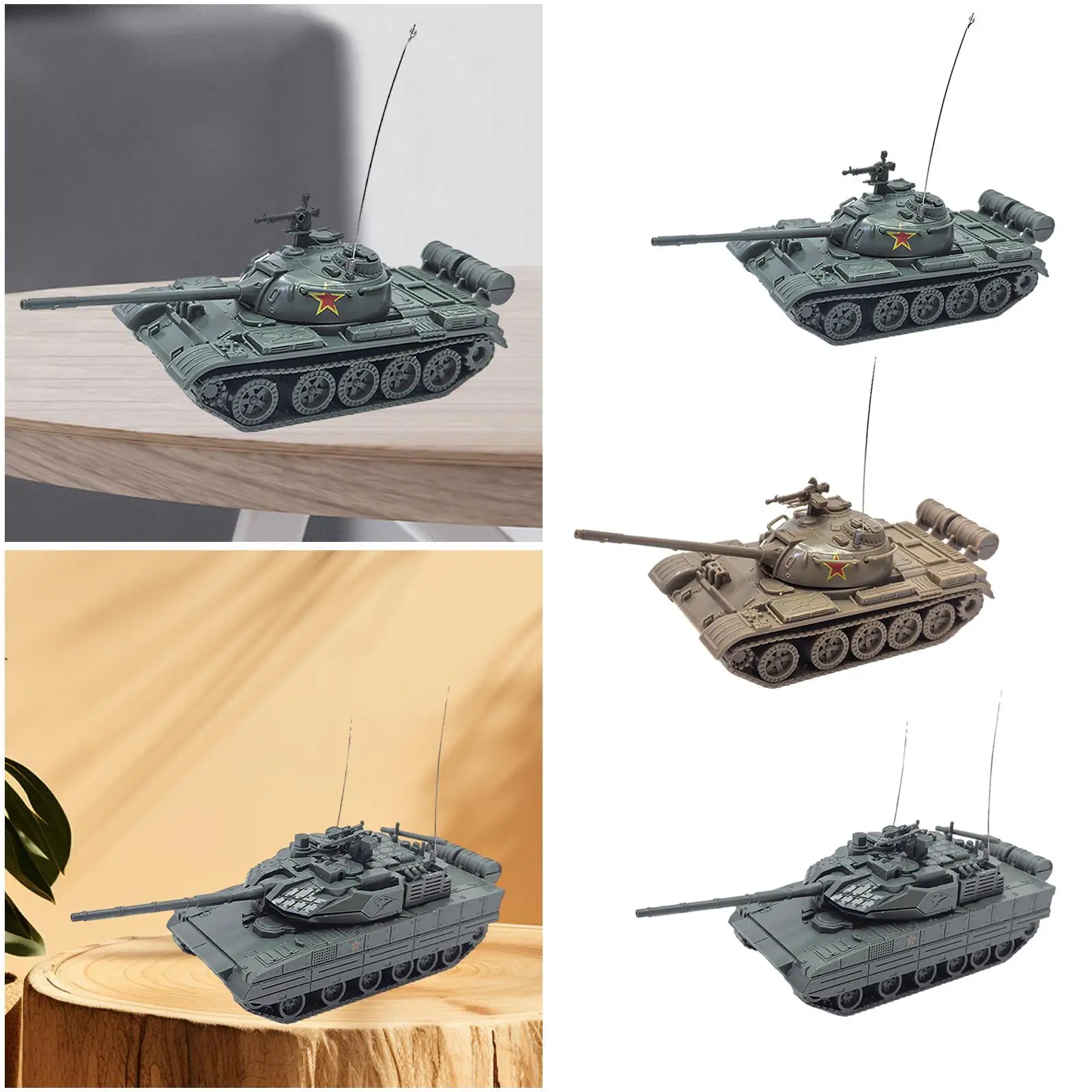Набор моделей автомобилей 1:72 модель модели lebi танк Playthings 4D бронированный игрушка
