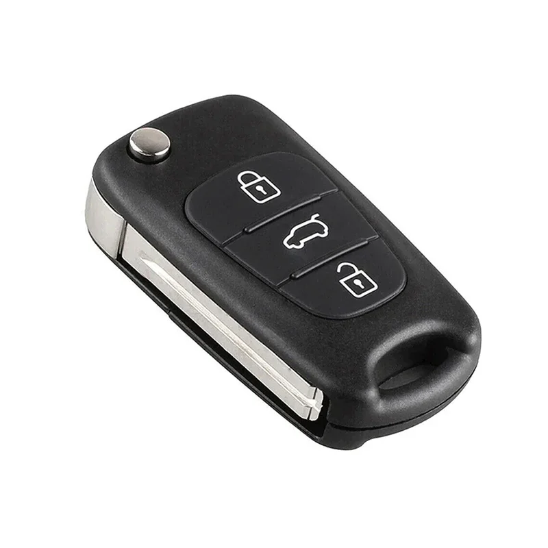 Черный Автомобильный пульт дистанционного управления с 3 кнопками для Hyundai I20 I30