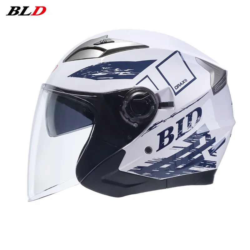 

Motorcycle Open Face Helmet Moto Double Lens Helmet Motocicleta Cascos Para Moto Racing Vintage Helmets Accessori Moto Casque