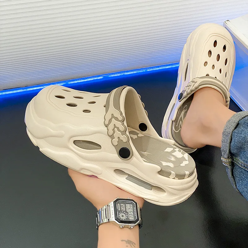 Сандалии мужские/женские пляжные на толстой подошве модные кроссовки для дома