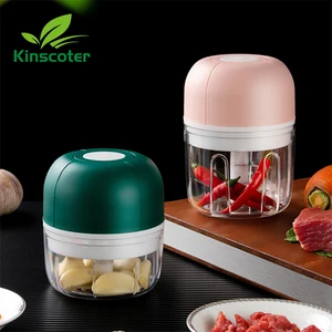 electric food chopper garlic crusher meat grinder mini garlic press vegetable chopper masher machine usb kitchen gadgets free global shipping