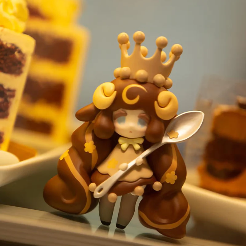 

10 Kawaii Room Decor Sweet Kingdom Series Blind Box Mystery Box Genuine Play Doll Fairy Girl Gift Home Resin Embellishments