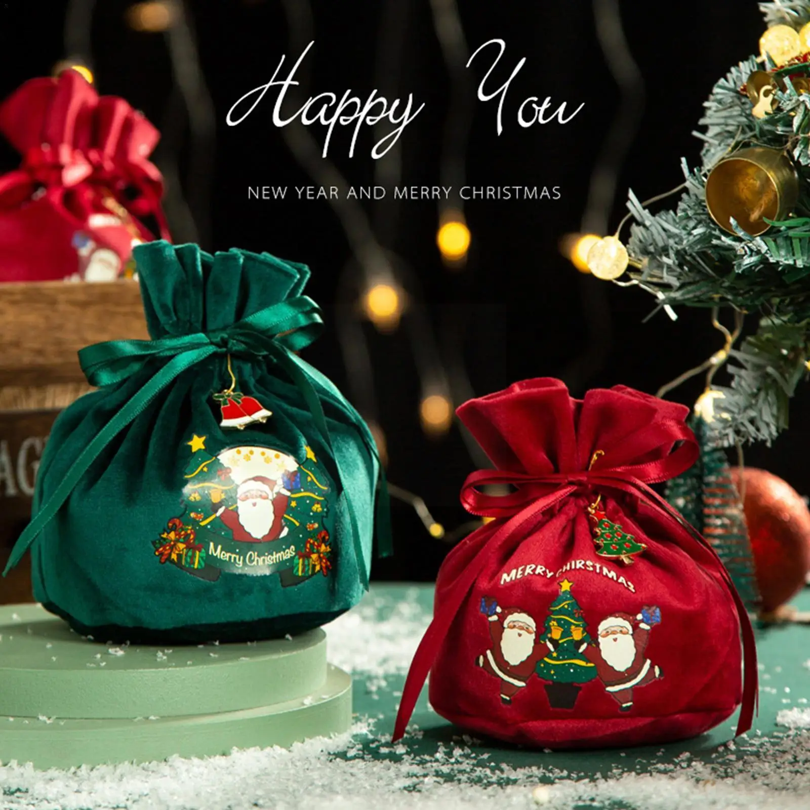 

2022 Санта-лампа, рождественские украшения для дома, рождественские украшения, Новый год 2 F9Y4