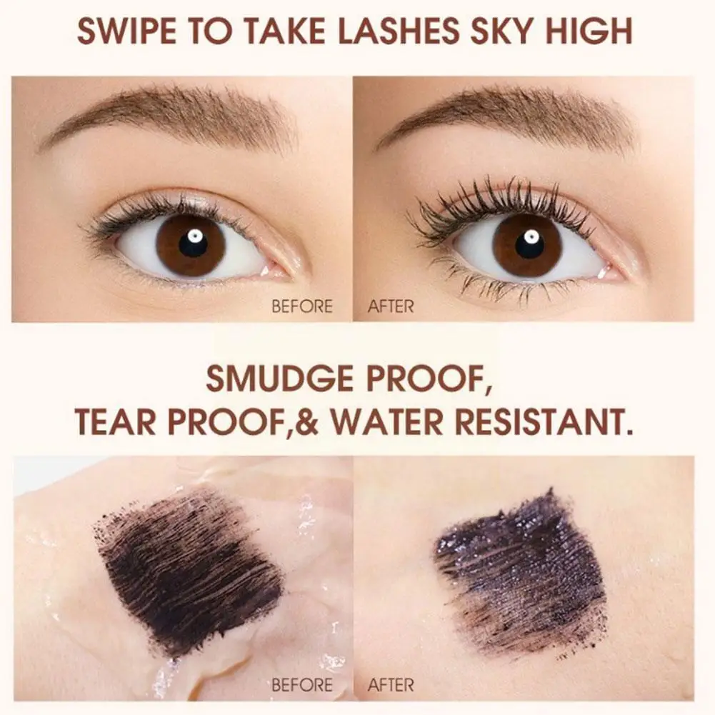 

Curling Thick Mascara Waterproof Sweat-proof Long-lasting Extension Fiber Lash Silk Without Faint Styling Makeup 4d Mascara L8w1