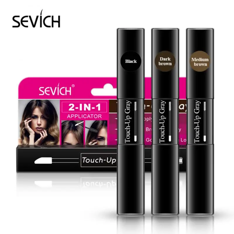 

7ml Sevich One-Time Hair Dye Instant Gray Root Coverage Hair Color Cream Stick Temporary Cover Up White Hair Colour Dyeing Cream