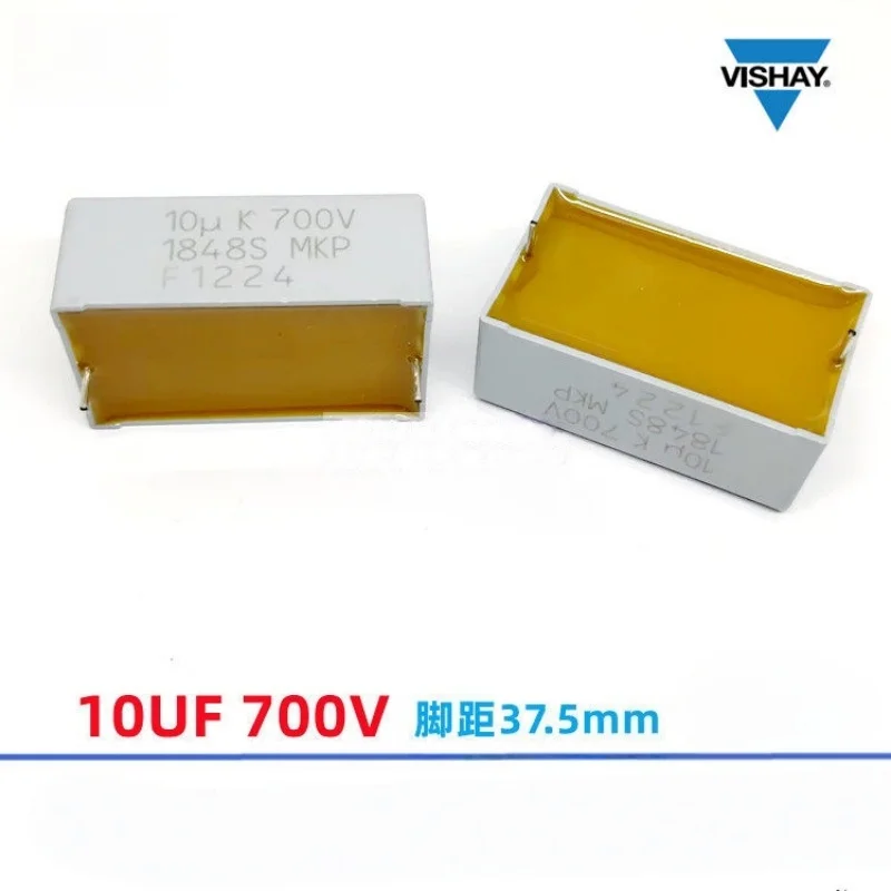 Фото 10UF 700V 106K 700V MKP 1848 Металлизированный полипропиленовый пленочный конденсатор VISHAY №1