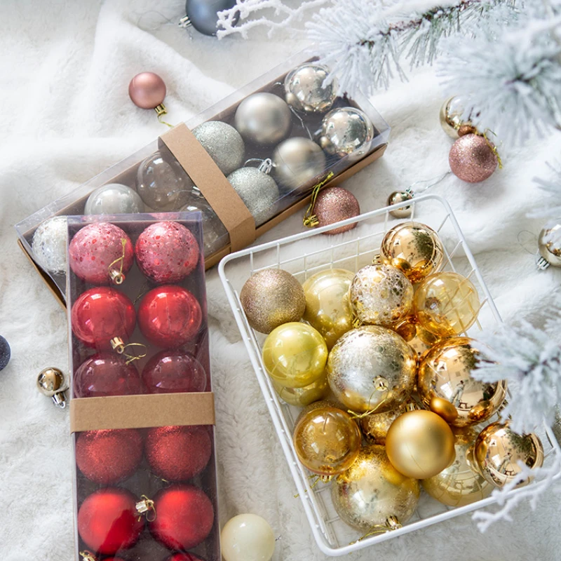 4 см 36 шт. рождественские шары елочные украшения 2025 новогодний подарок шар Navidad