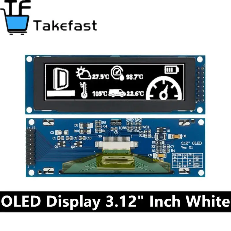 Стандартный XIASONGXIN LIGHT OLED-дисплей 3 12 дюйма реалистичный графический ЖК-модуль с