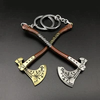 fashion axe retro keychain creative movie the same alloy jewelry key ring classic tool backpack pendant pendant keychain gift