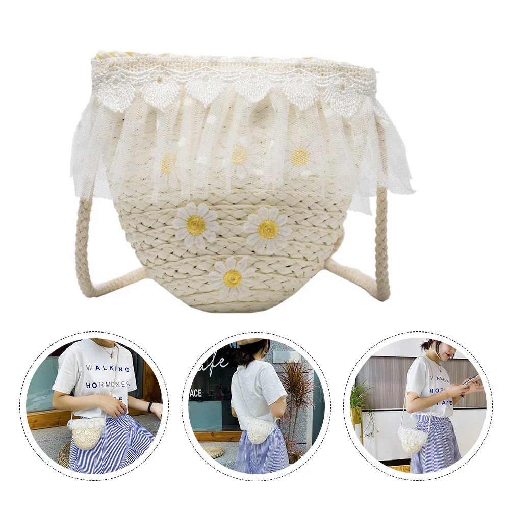 

1Pc Pretty Fashion Graceful Beach Bag Weave Bag for