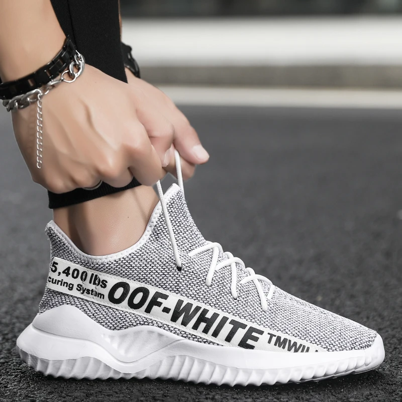 

men casual shoes light and comfortable breathable mesh summer sneakers fashion new large size 48 size red walking shoes
