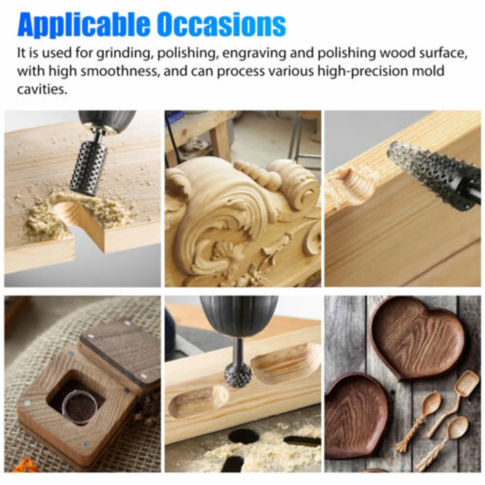 Набор сверл для резьбы по дереву шлифовальный станок Круглый хвостовик