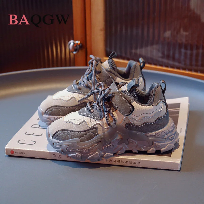 

Детские кроссовки для мальчиков и девочек, сетчатые дышащие, Нескользящие, спортивная обувь для бега, Размеры 26-37, осень