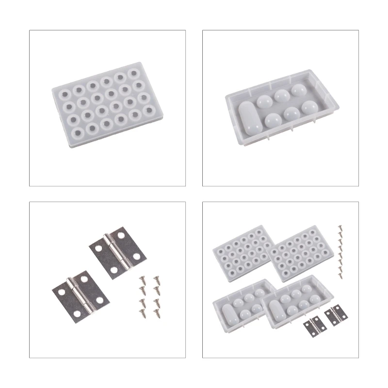 

Portable Mancala Board Game Resin Mold with Screw for Family Fun Relaxation