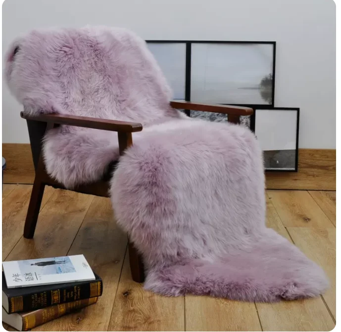 

Пушистый коврик из овчины Nature