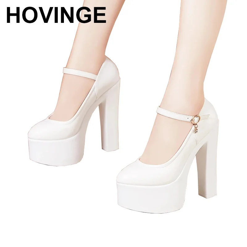 

Женские туфли-лодочки на высоком каблуке 15 см