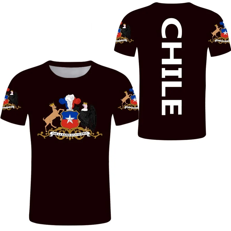

chile t shirt diy free custom chl t shirt cl chile country logo colo colo print photo casual sportswear jersey