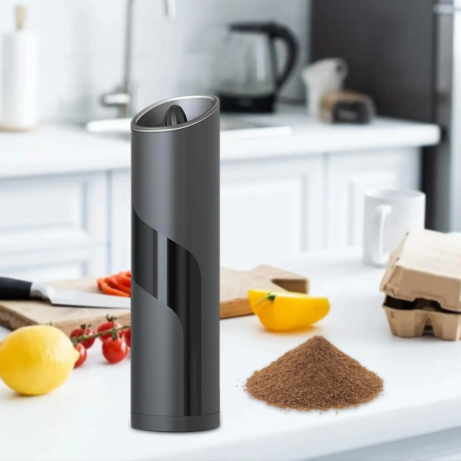 Перезаправляемая керамическая мельница для соли и перца со светодиодный Ной