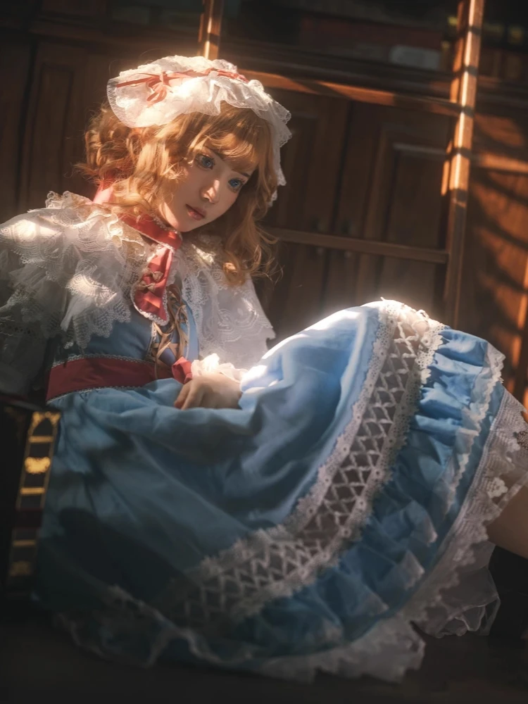 Косплей-Костюм Алиса маргатроид проект Touhou Косплей Аниме женское милое