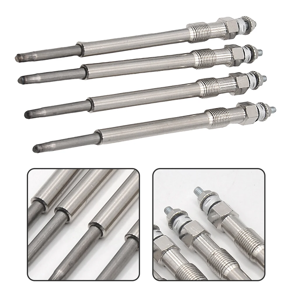 

Stereo Audio Jack Plug Car Glow Plugs Heater Plugs Kit Connector Soldering for Citroen 2006-2016 Fiat 2001-2016 Metal