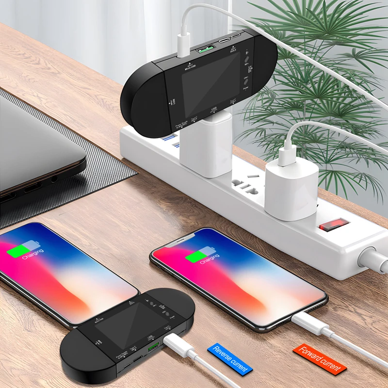 ATORCH UD24 USB тестер Type-C 2,4 дюймов цифровой вольтметр Амперметр внешний аккумулятор детектор напряжения вольт PD триггер Электрический измеритель (art.: 3920bd791db6f) - 3920bd791db6f