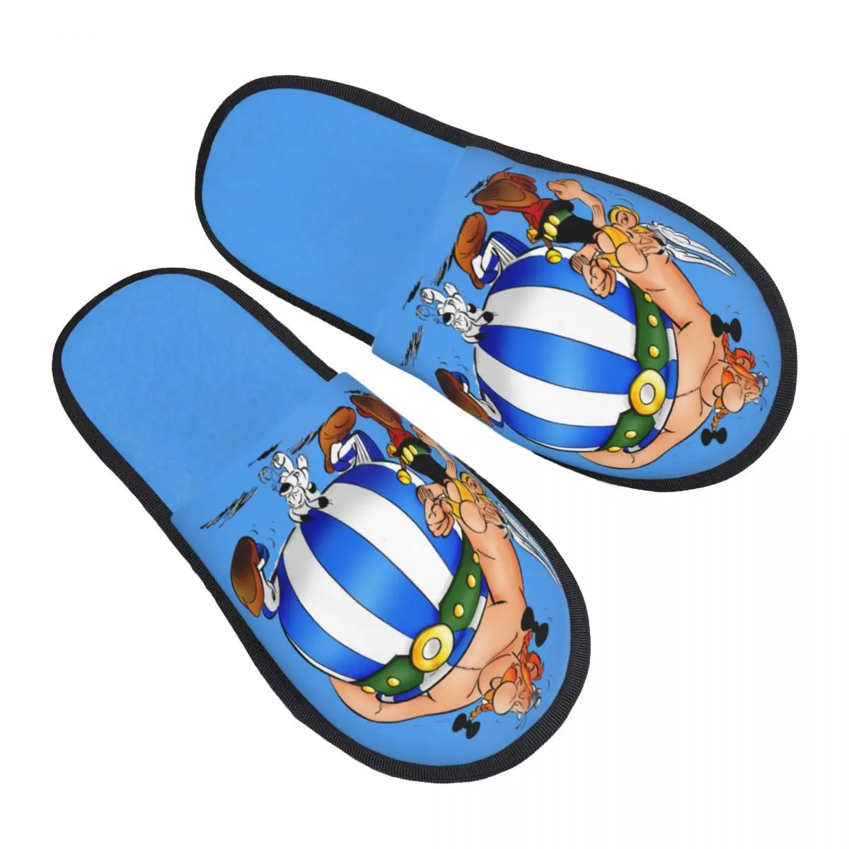 

Тапочки для гостей аниме Asterix Obelix Idefix для спа, женские домашние тапочки с индивидуальным принтом