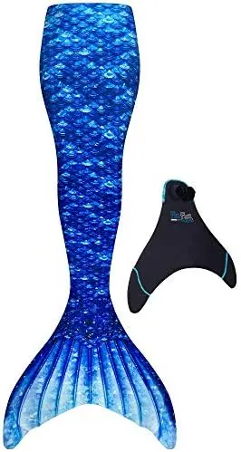 

Fun Mermaidens - Tails for Swimming for Women, Teens and Adults with Monofin