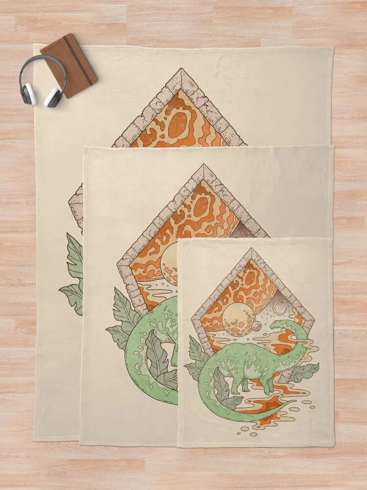 Aeon Archway: Apatosaurus Dinosaur Sci-Fi космическое искусство пледы спальный мешок плюшевые