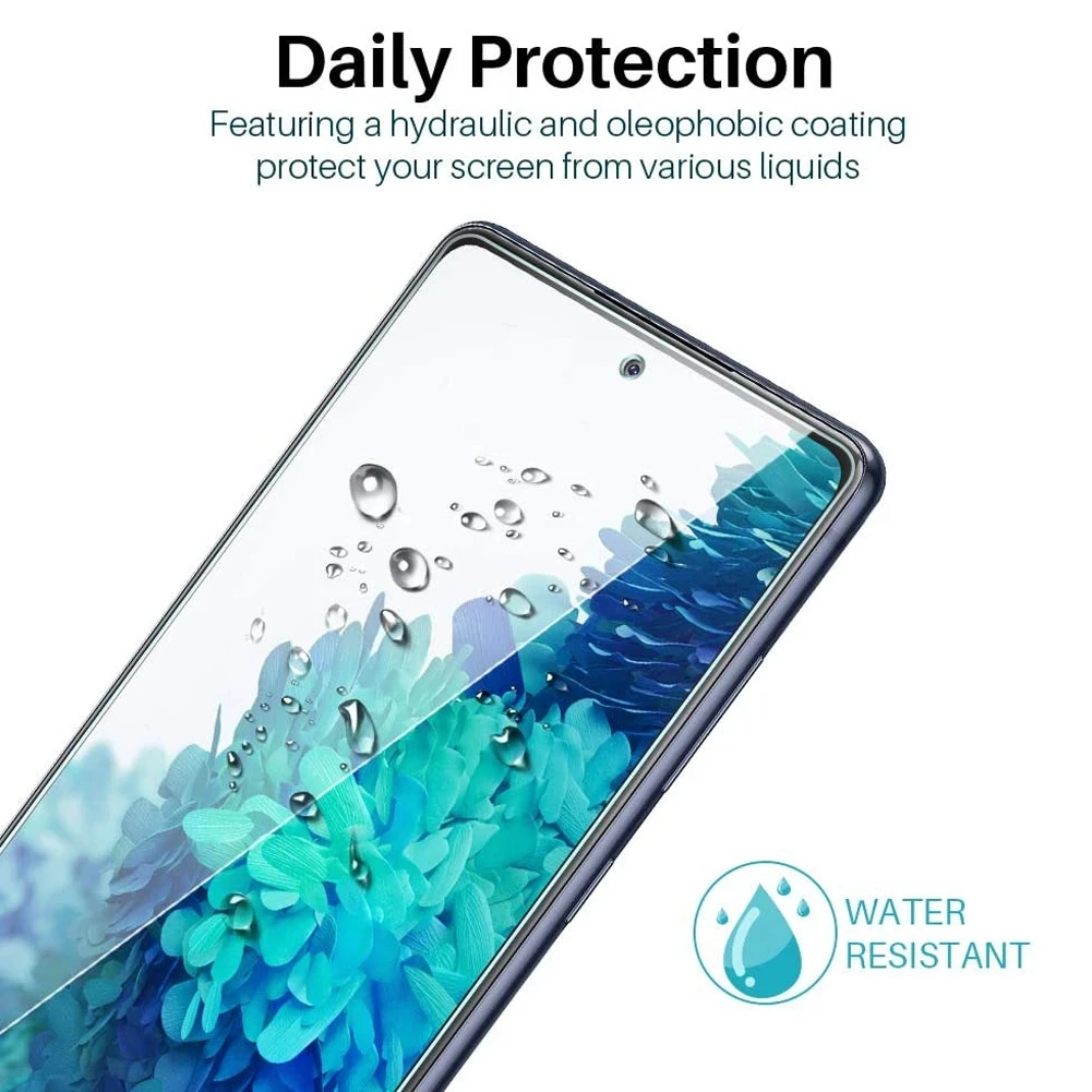 4Pcs Tempered Glass For Samsung Galaxy A54 A34 A14 S21FE 5G Screen Protector For Samsung A53 A52 A24 A52S A73 A33 S20FE 5G Glass