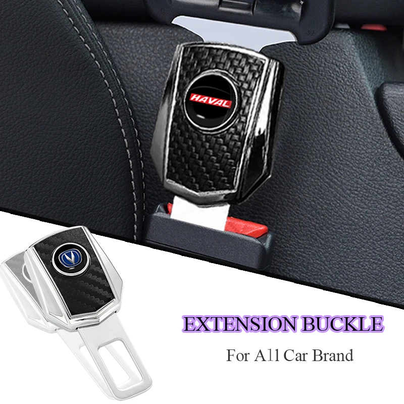 

1pc Car Logo Black Metal Seat Belt Extension Buckle for Chery Tiggo 2011 2 Pro 3 7 Pro 8 Iq Face Qq Blossom Tenue A1 A2 A5 E3 E5